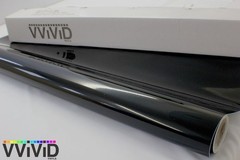 Realistic Black High Gloss Microfinish Vinyl Wrap Roll – 4.3 mil Thickness