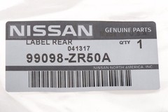 2007-2013 Nissan Titan Pro 4X Off Road Bedside Decal Emblem Sticker OEM NEW