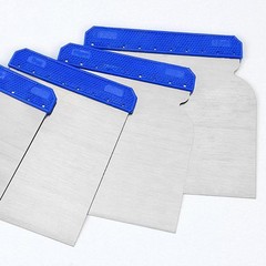 4x Car Body Filler Spreader Putty Scrape Tool Stainless Steel Bubble Removing