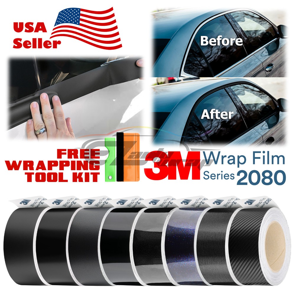3M 2080 Black Out Chrome Delete1 Vinyl Wrap Car Decal Door Window Trim Sticker