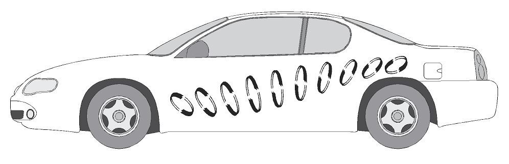 DECAL #A998 VINYL GRAPHIC AUTO SUV VEHICLE CROSS OVER MODERN TRUCK VAN CAR SEMI