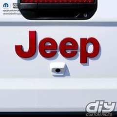 Jeep Emblem Overlay Decals Glitter