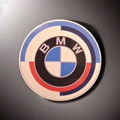 BMW 50 Years Vehicle Car Motorcycle Sticker Decal Window, Laptop, Toolbox 3.5″