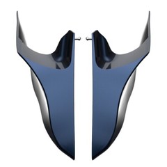 Midnight Blue CVO Stretched Extended Side Cover Panel For 2014+ Harley Touring