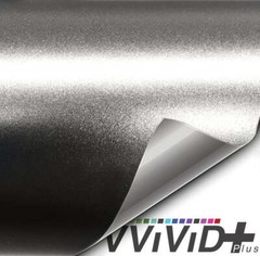 VVivid 2020 VVivid+ Satin Chrome Titanium Vinyl Car Wrap Film | V282