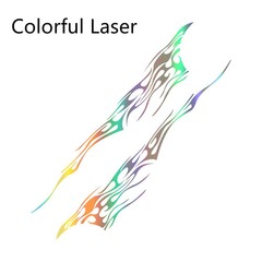 Car Door Side Stickers Graphics Flame Sport Decor Decal Vinyl Cover Universal