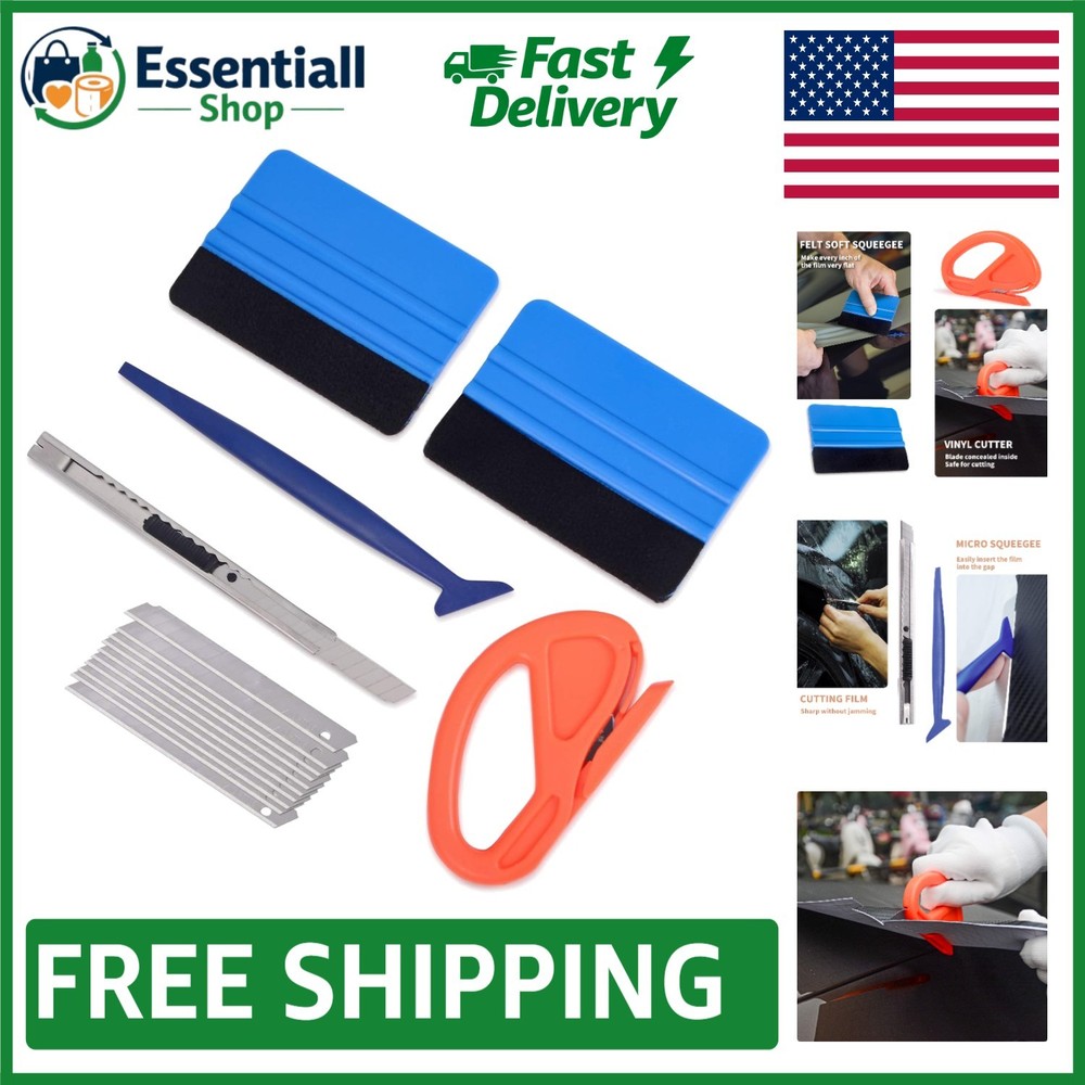 Professional Vinyl Wrap Tool Kit: Essential Tools for Window Tinting & Car Wr…