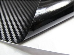 3D BLACK CARBON FIBER VINYL WRAP 12″X60″ (1FT X 5FT)