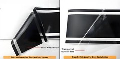 Graphics The Union Jack Flag Stripe Car Sticker For Smart Fortwo Side Door Decal