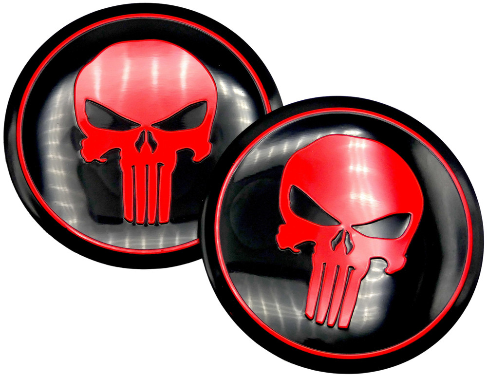 2x 2nd Amendment Metal Decal Sticker Emblems Fender Auto Truck Dome Shape 2.20″