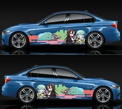 Anime Girls Stickers, Anime Car vinyl decal, One Piece Car Decal, Manga decal