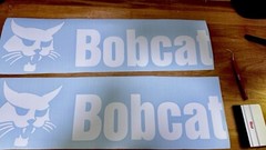 Bobcat Premium Vinyl Decal / 2-Pack – Construction Equipment Logo