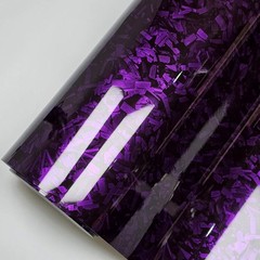 Car Carbon Fiber Film Glossy Forged Carbon Fiber Vinyl Foil Wrap Glossy Purple