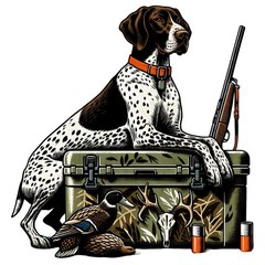 Hunting Sticker (3 Inch) Hunting Dog Cooler Decoy Camouflage Game Birds !
