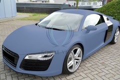 Premium Ultra Matte Flat Porcelain Blue Car Vinyl Wrap Sticker Decal Sheet Film