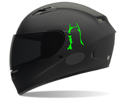 Batman helmet decals (2) Motorcycle helmet decals, Sticker