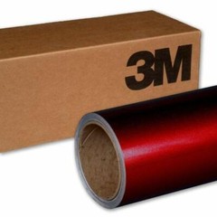 3M 2080 Scotchprint Gloss Red Metallic Vinyl Car Wrap Film | G203