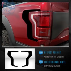 For 2018-2020 Ford Raptor F-150 Tail Lights Trim Accent Decals – Flat Matte