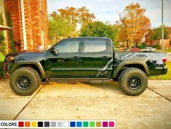 Bed Mud Splash Decal For Tacoma Toyota sticker vinyl wrap kit 4×4 sport off road
