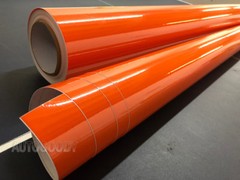 12″ x 60″ Super Gloss Orange Vinyl Film Wrap Sticker Air Bubble Free 1ft x 5ft