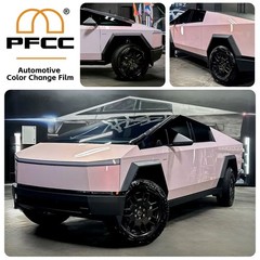 Cybertruck PreCut PPF Paint Protection Wrap Color Change Soft Peachblow Pink