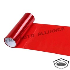 For Headlight Taillight Film Transparent Red Tint Film 12″x78″