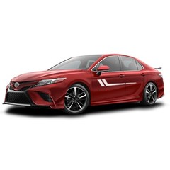 Door fire graphics stickers decal compatible with Toyota Camry