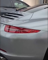 12″x60″ Ultra Gloss PET Liner GT Silver Car Vinyl Wrap Air Release 1FT x 5FT
