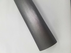 2FT x 5FT Brushed Stainless Steel Gray Vinyl Car Wrap Decal Sticker Sheet
