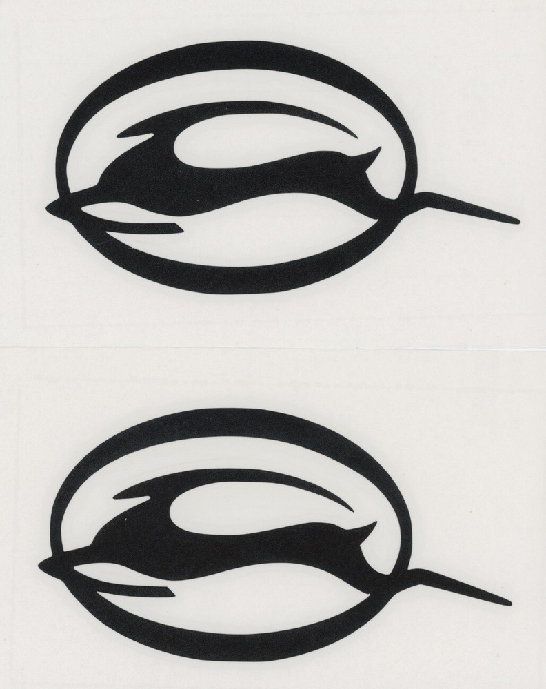 2 New IMPALA Chevy 6″ Black Decals Stickers Car Shows Windows Decal