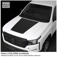 Nissan Frontier 2022-2025 Hood Accent Graphic Decal Stripes (Choose Color)
