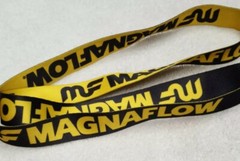 MAGNAFLOW Yellow Motorcycle, Lanyard Keychain EC