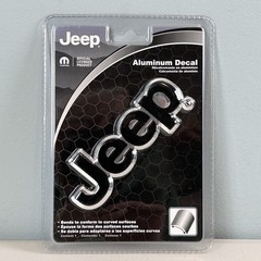Jeep Aluminum Bendable Decal Emblem Spell Out Stick On Chroma