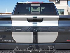 2019-2025 Chevy Silverado Hood Decals Racing Stripes BOW RALLY 3M Vinyl Graphics