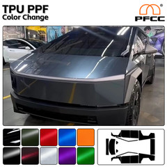 Byron Bay Blue For TPU Cybertruck PPF Paint Protection Film Wrap Color Change