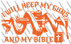 I Will Keep My Guns And Bible,Faith,Gun Rights,Faith Family Freedom,Vinyl Decal