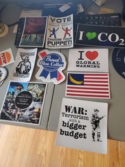 FREE SPEECH STICKERS (3) FREE SPEECH ZONE Made in USA 🇺🇸