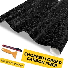 Gloss Forged Carbon Fiber CF Black Silver Gold Red Vinyl Car Wrap Sticker Decal