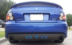 Rear Bumper Inlay Decals – 2004-2006 GTO