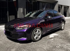 ESSMO PET Super Gloss Metallic Midnight Purple Car Vinyl Wrap Decal Like Paint