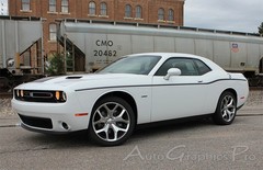 FOR 2011-2023 Dodge Challenger SXT SIDE STRIPE Body Decal Vinyl Graphics