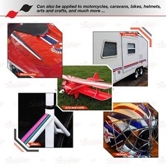 GLOSS BLACK Roll PIN STRIPE Body PinStriping Trim Line TAPE Decal Vinyl Stickers