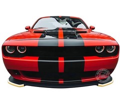 Racing Stripe Car Sticker For Dodge Challenger Waist Line Decal Bonnet Roof Rear