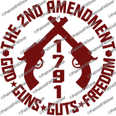 The 2nd Amendment,God Guns Freedom,Molon Labe,2A,Gun Rights,Custom Vinyl Decal
