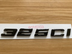 Gloss Black 3D ABS Letters Trunk 325ci Emblem Rear Badge for BMW 2017-2022 325ci