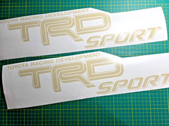 TRD SPORT 3D Decal Set for 95-11 Toyota Tacoma Tundra Truck 4WD Bedside Stickers