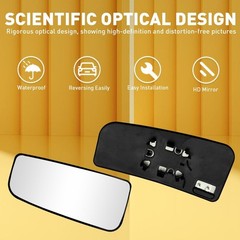 2/4X Tow Mirror Glass Lower Heated Right & Left Side For Ford F150 F250 F350 F45