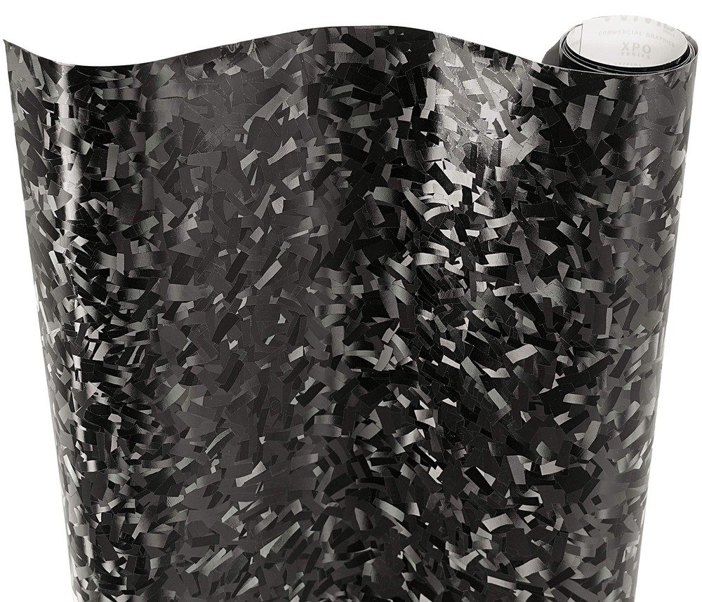 VViViD+ Forged Composite Carbon Vinyl Wrap Roll 1ft x 5ft, Black