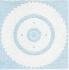 Saw Blade #2 – Circular Table Construction Car Window Vinyl Decal Sticker 10383