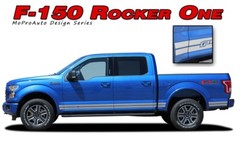2015-2020 Rocker One F-150 Lower Side Panel Solid Decals Stripes Vinyl Graphics